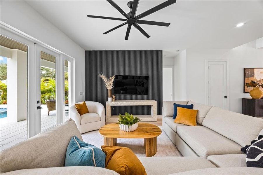 Furnished interior view inside a new home in , Tampa (Image 13).