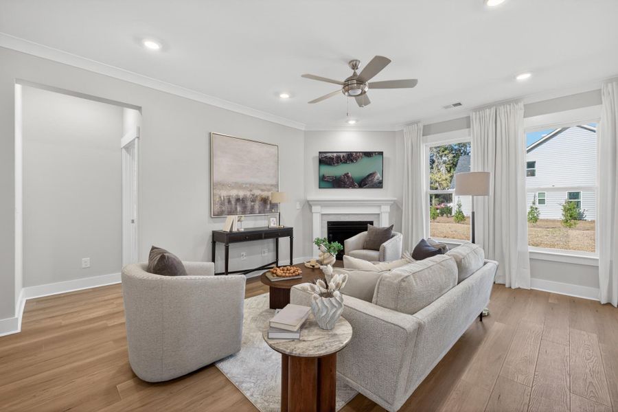 Furnished interior view inside a new home in Academy Park, Beaufort (Image 13).