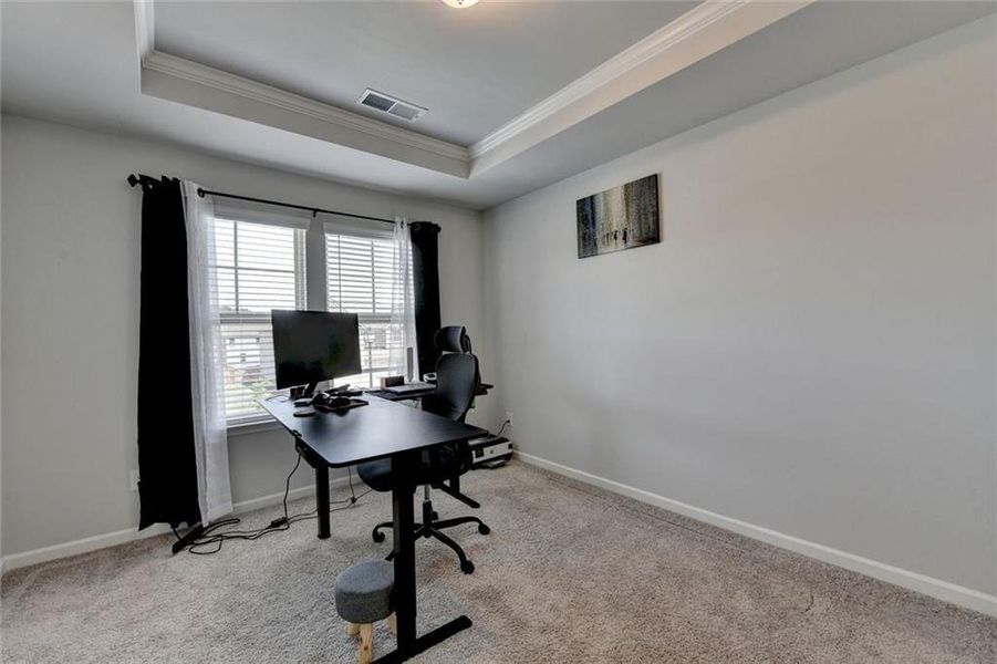 Furnished interior view inside a new home in Adagio, Dacula (Image 12).