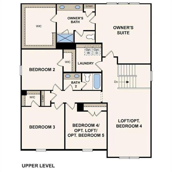 2D floor plan layout of this home in Reserve at Gum Springs, Jefferson, GA (Image 4). 2D floor plan layout of this home in Reserve at Gum Springs, Jefferson, GA (Image 4).