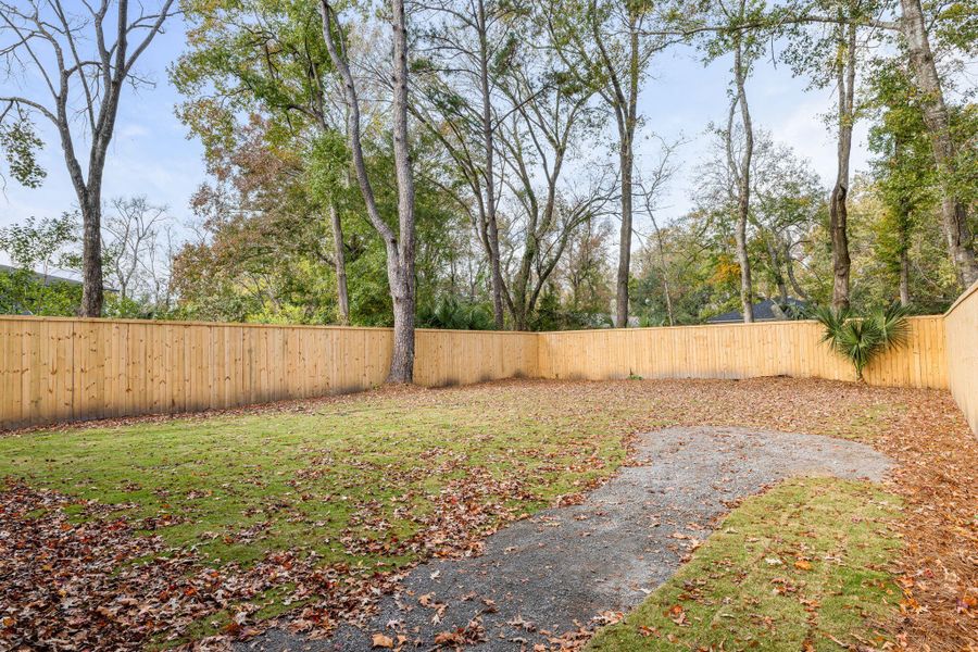 Exterior details and patio area of a home in , Charleston (Image 26). Exterior details and patio area of a home in , Charleston (Image 26).