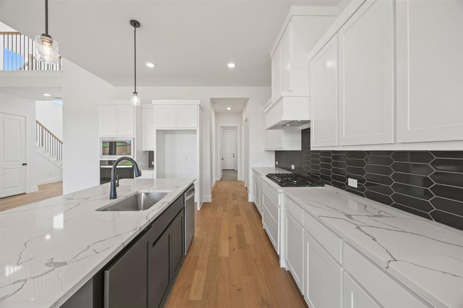 Furnished interior view inside a new home in Chatham Reserve, Providence Village (Image 13).