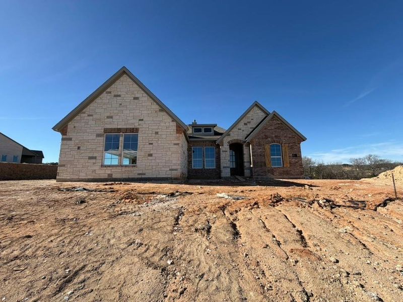 In-progress construction of a new home in Eagle Ridge Estates, Weatherford, TX (Image 7).