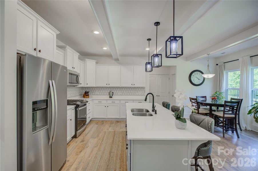Furnished interior view inside a new home in , York (Image 34).