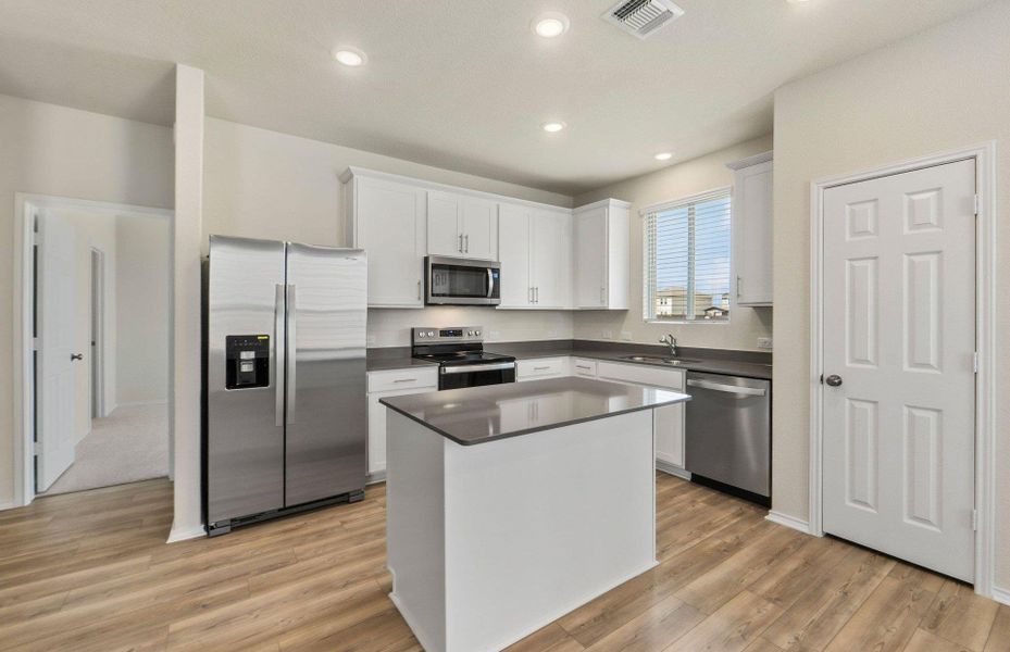 Furnished interior view inside a new home in Sonterra, Jarrell (Image 8).