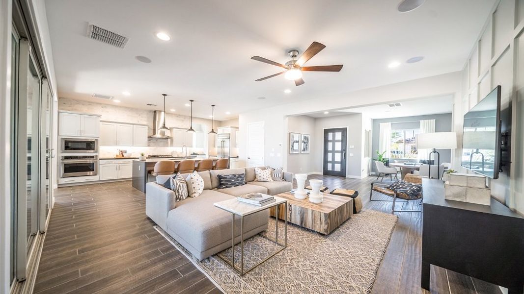 Furnished interior view inside a new home in Estrella, Goodyear (Image 14).
