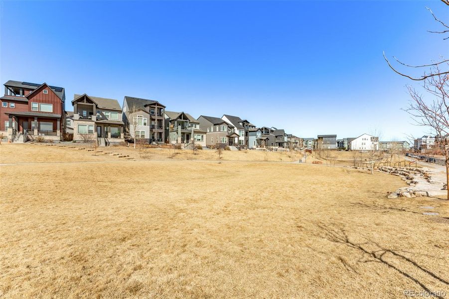 Open areas in the neighborhood