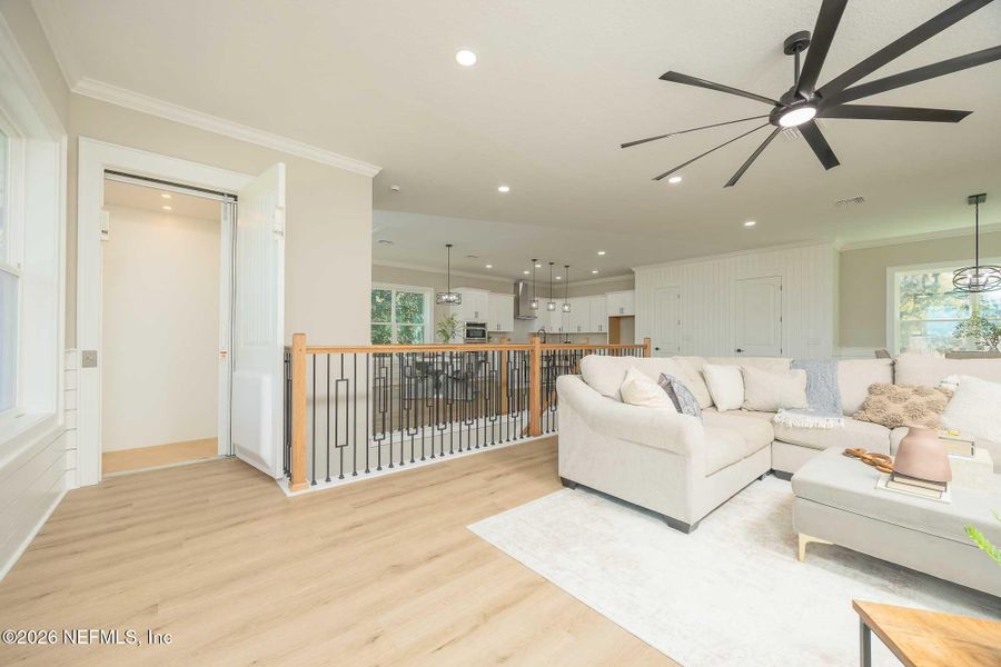 Furnished interior view inside a new home in , St. Augustine (Image 8).