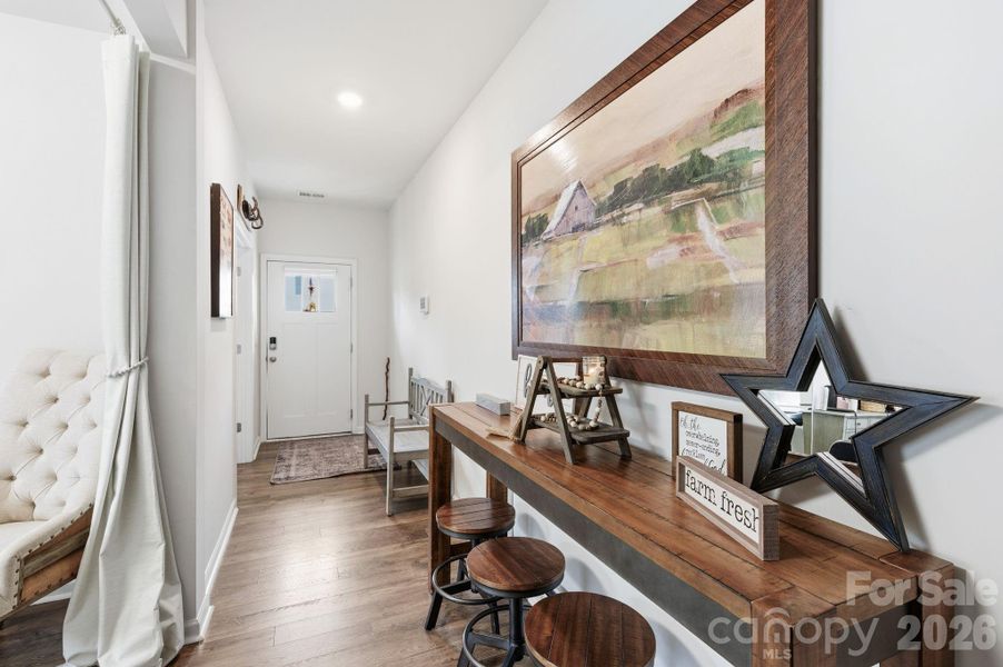 Lovely Entry Way with Office and Dining Access