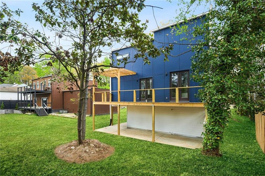 Exterior details and patio area of a home in , Atlanta (Image 29).