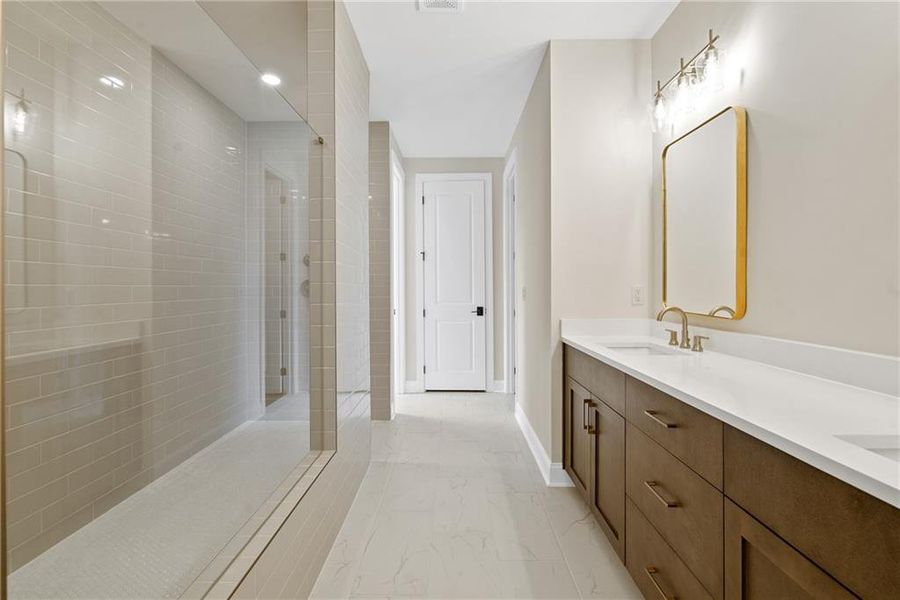 Furnished interior view inside a new home in Promenade at Sawnee Village, Cumming (Image 14).