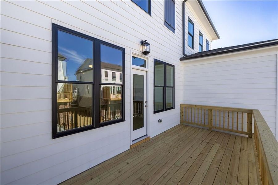 expansive deck - Pictures represent a previously built home not the actual home expansive deck - Pictures represent a previously built home not the actual home