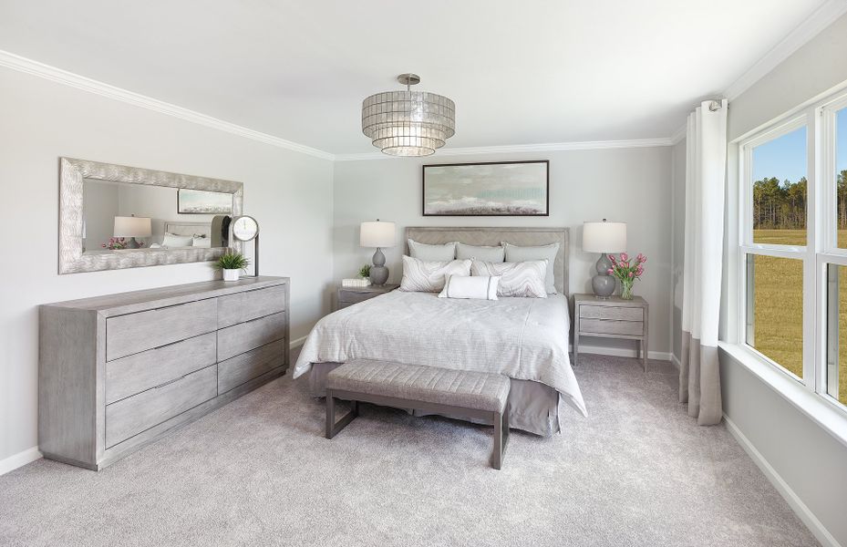 Furnished interior view inside a new home in Solserra, Shallotte (Image 29).