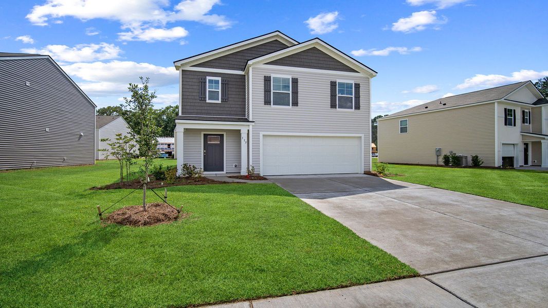 Exterior details and patio area of a home in Cobblestone Village, Savannah (Image 3). Exterior details and patio area of a home in Cobblestone Village, Savannah (Image 3).