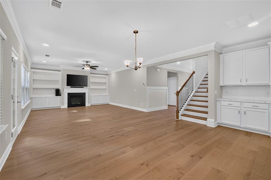 Spacious, unfurnished interior of a new home in Overlook at Hamilton Mill, Auburn (Image 24).