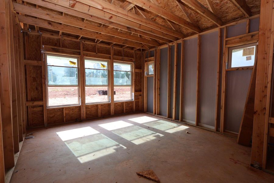 In-progress construction of a new home in Audubon – Ascent Collection, Magnolia, TX (Image 4).