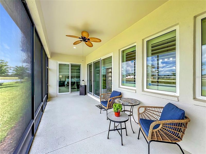 Exterior details and patio area of a home in The Reserve at Victoria, Deland (Image 24). Exterior details and patio area of a home in The Reserve at Victoria, Deland (Image 24).