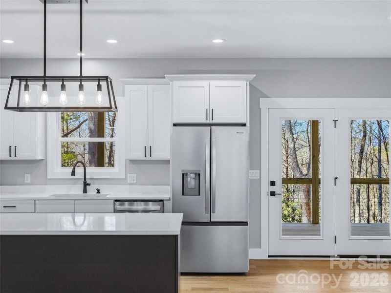 Furnished interior view inside a new home in , Hendersonville (Image 10).
