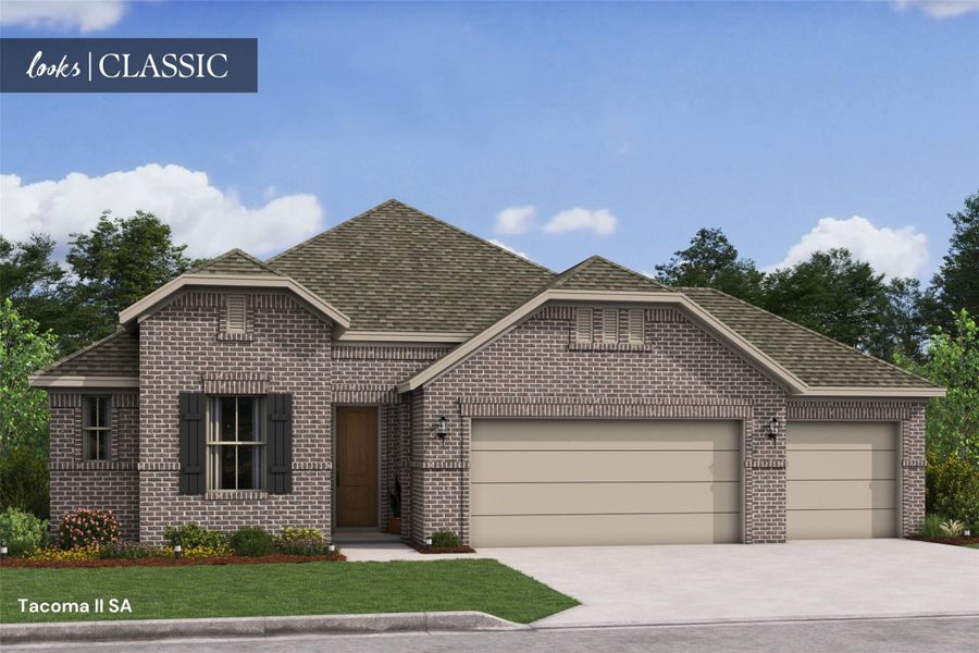 Lovely Tacoma II home design with elevation SA built by K. Hovnanian Homes in beautiful Cane Crossing. (*Artist rendering used for illustration purposes only.) Lovely Tacoma II home design with elevation SA built by K. Hovnanian Homes in beautiful Cane Crossing. (*Artist rendering used for illustration purposes only.)