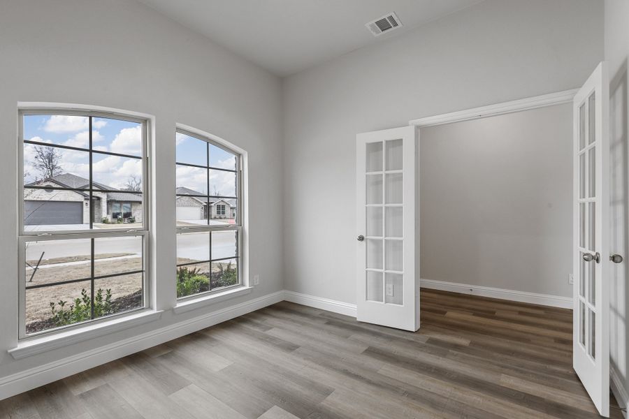 Representative unfurnished interior of a home built from the Devin by Cheldan Homes in Sunset Ridge, Keene (Image 22). Representative unfurnished interior of a home built from the Devin by Cheldan Homes in Sunset Ridge, Keene (Image 22).