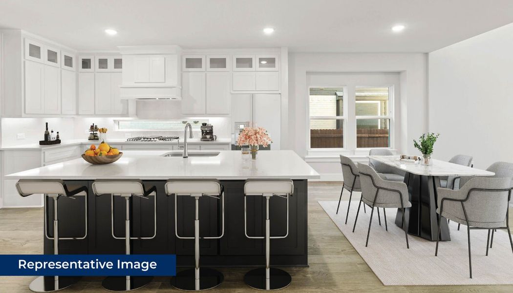 Representative furnished interior of a home built from the Anatole R (w/Media or 6 Bedroom Option) by First Texas Homes in Villages of Creekwood, Frisco (Image 7).