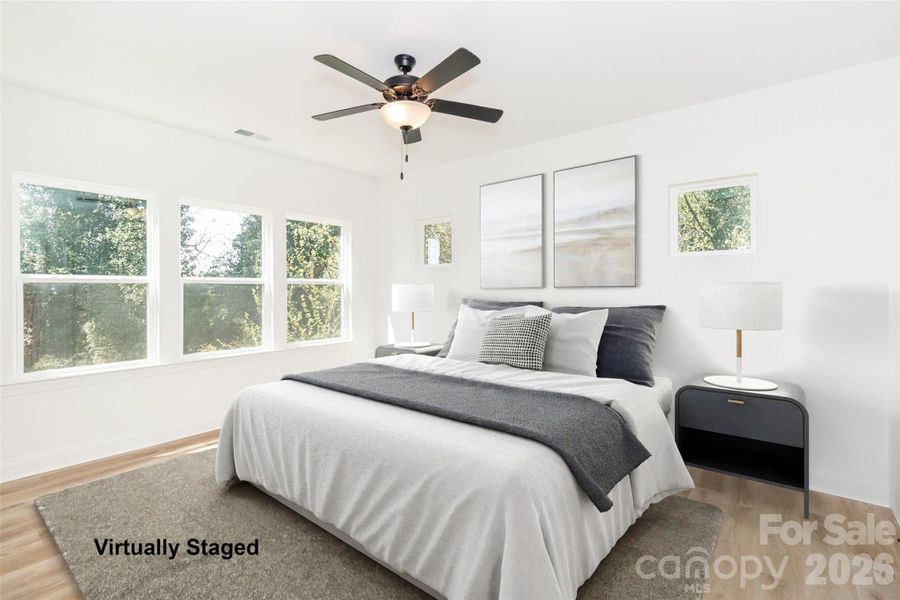 Furnished interior view inside a new home in , Charlotte (Image 14).