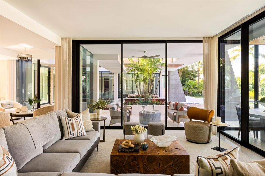 Furnished interior view inside a new home in , Hobe Sound (Image 8).