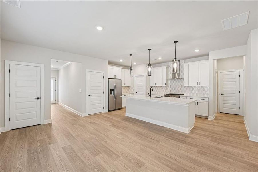 Furnished interior view inside a new home in Hemingway - Reserve Series, Cumming (Image 10). Furnished interior view inside a new home in Hemingway - Reserve Series, Cumming (Image 10).