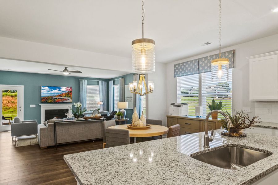 Representative furnished interior of a home built from the The Rembert by Stanley Martin Homes in Hamptons, Fountain Inn (Image 10).