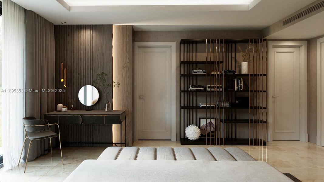 Furnished interior view inside a new home in , Fort Lauderdale (Image 15). Furnished interior view inside a new home in , Fort Lauderdale (Image 15).