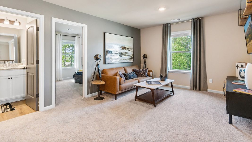 Furnished interior view inside a new home in Camp Creek Village, Atlanta (Image 22).