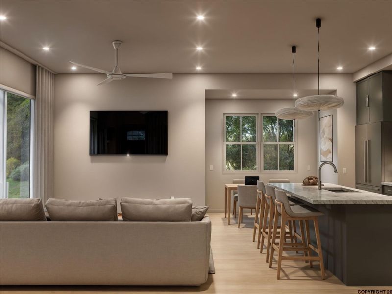 Furnished interior view inside a new home in , Austin (Image 5).