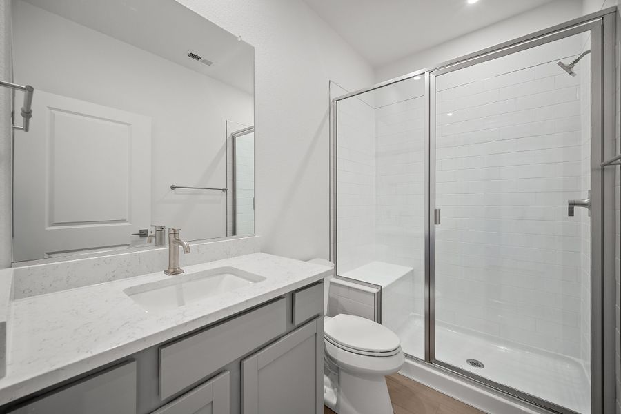 Representative furnished interior of a home built from the Willow by Lokal Homes in The Commons at Victory Ridge, Colorado Springs (Image 10).