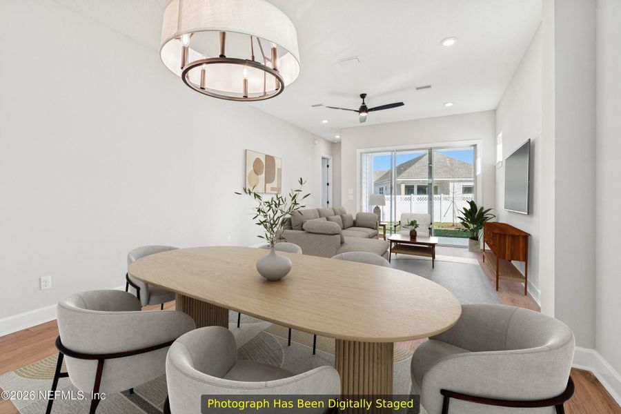 Furnished interior view inside a new home in Evergreen Island at Silverleaf - Executive, St. Augustine (Image 9).