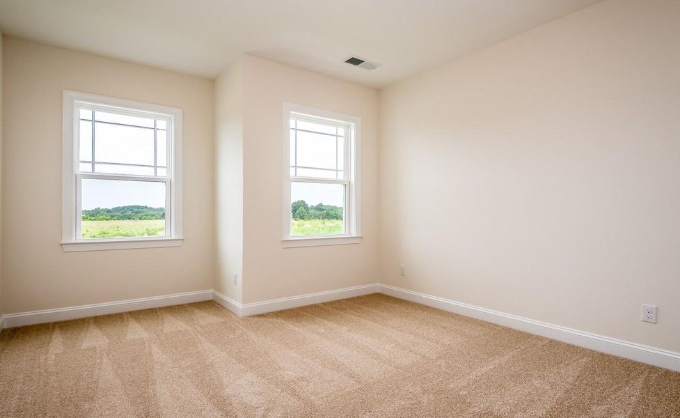 Representative unfurnished interior of a home built from the Princeton by Greybrook Homes in Harbor Watch, Statesville (Image 28).