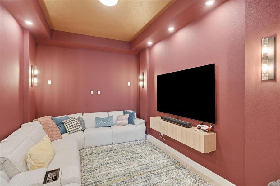 Furnished interior view inside a new home in Trinity Falls: 70ft. lots, McKinney (Image 18).