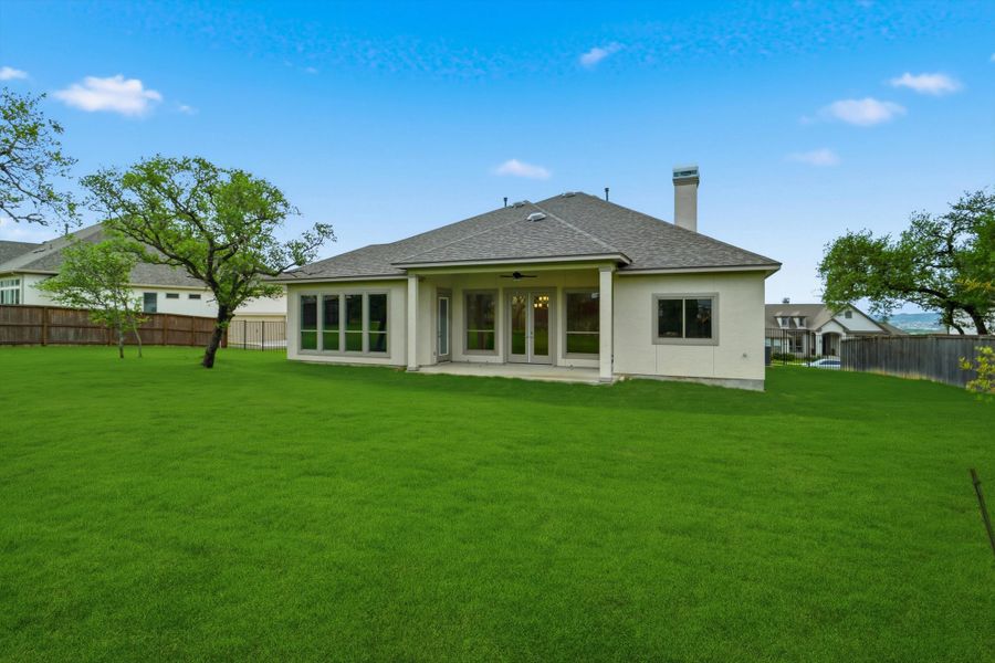 Exterior details and patio area of a home in Johnson Ranch, Bulverde (Image 25). Exterior details and patio area of a home in Johnson Ranch, Bulverde (Image 25).