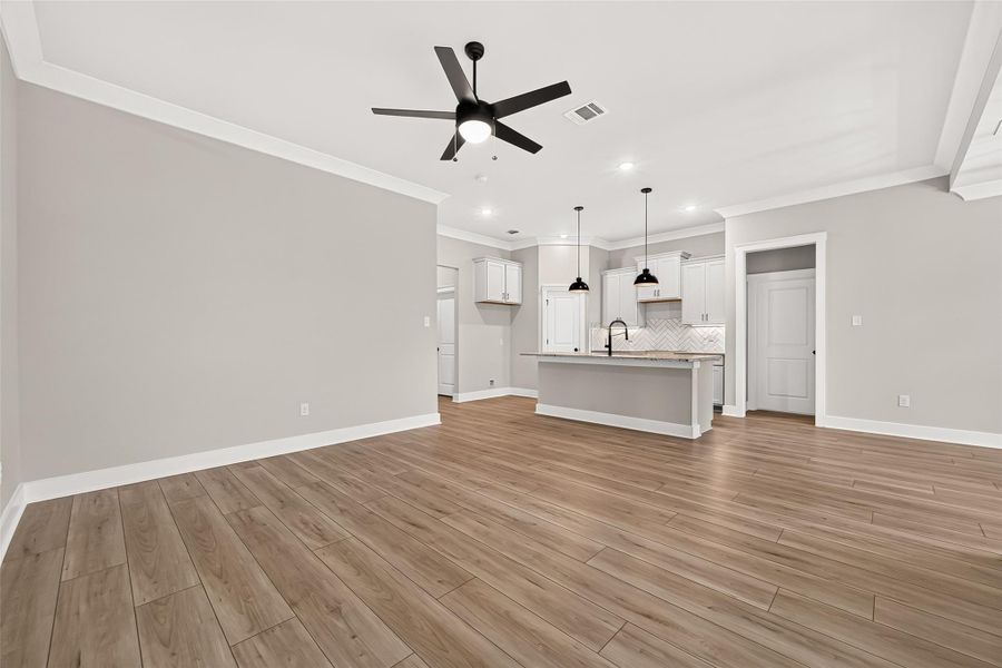 Spacious, unfurnished interior of a new home in Two Step Farm, Montgomery (Image 17). Spacious, unfurnished interior of a new home in Two Step Farm, Montgomery (Image 17).