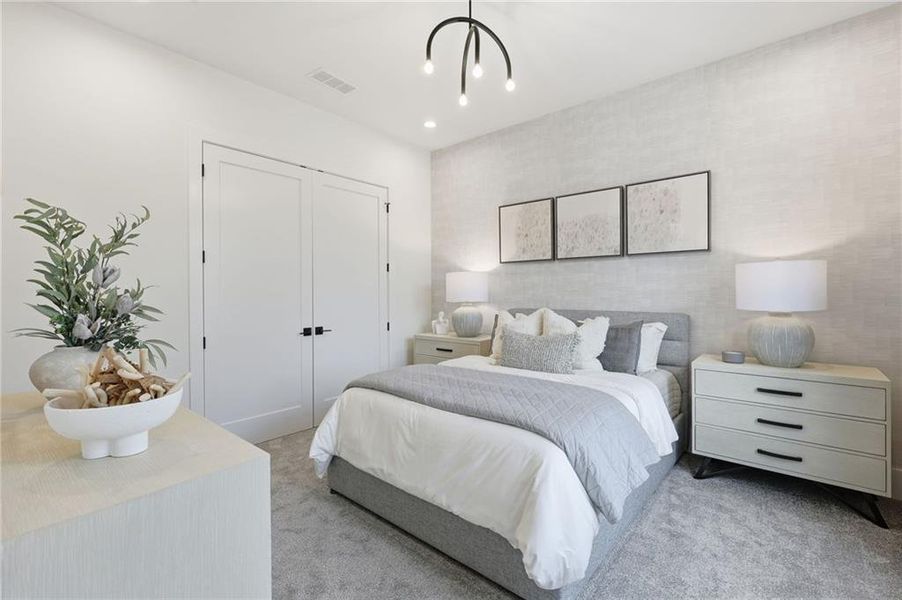 Furnished interior view inside a new home in , Gainesville (Image 34).