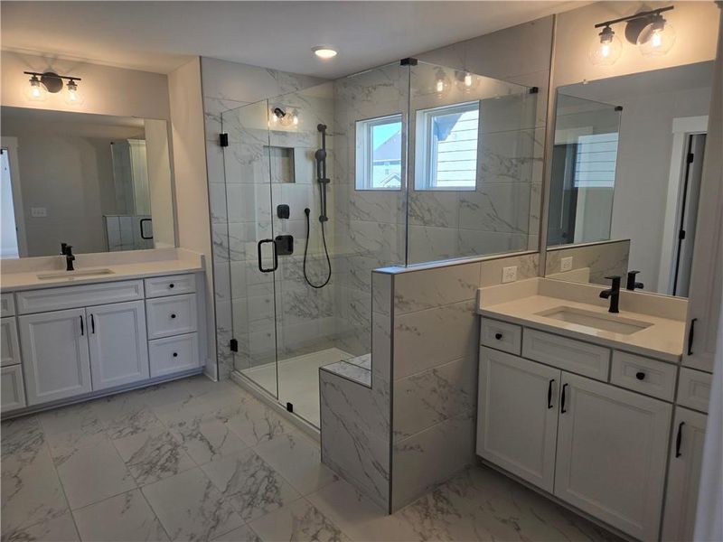 Furnished interior view inside a new home in Twin Lakes, Hoschton (Image 6). Furnished interior view inside a new home in Twin Lakes, Hoschton (Image 6).