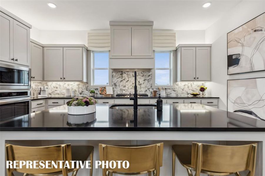 Dream kitchens are plentiful in our homes at Cross Creek Meadows! REPRESENTATIVE PHOTO