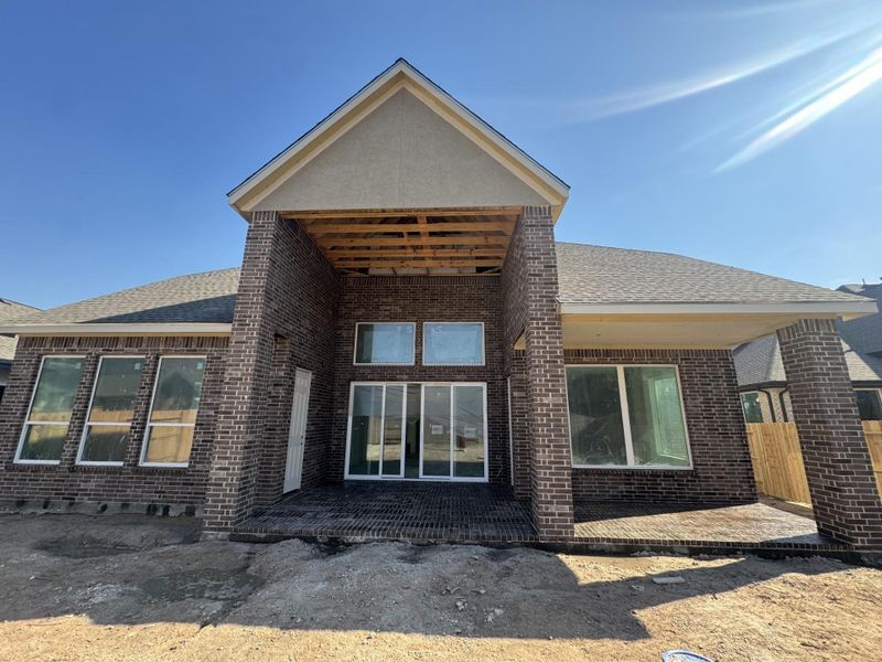 In-progress construction of a new home in Evergreen, Conroe, TX (Image 3).