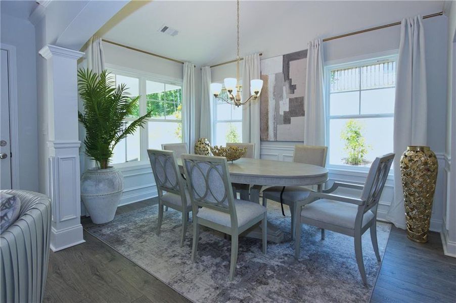 Furnished interior view inside a new home in , Covington (Image 7). Furnished interior view inside a new home in , Covington (Image 7).