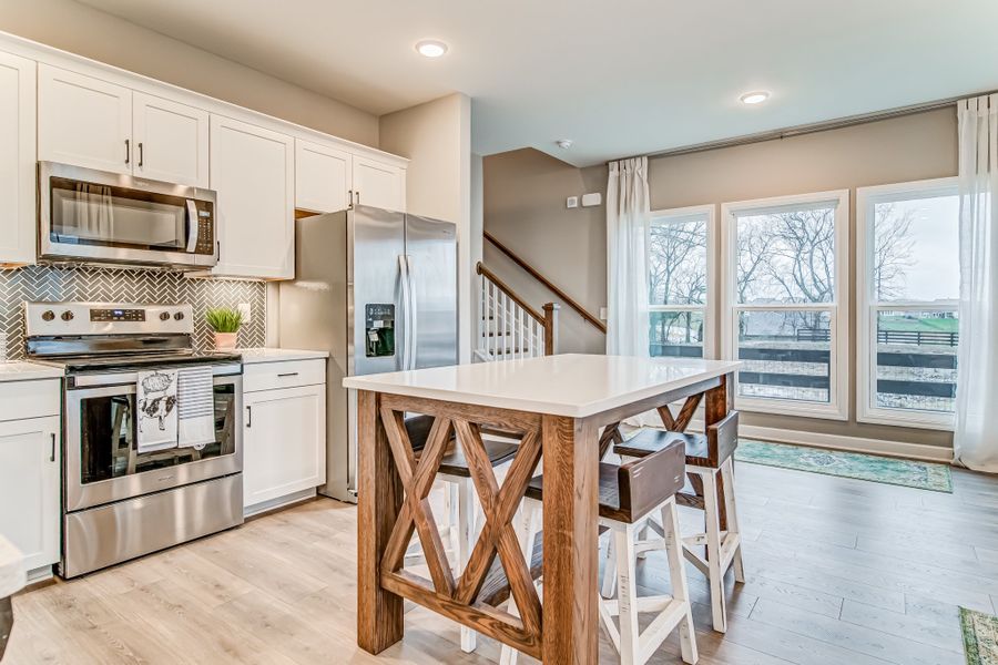 Representative furnished interior of a home built from the Crawford by Parkside Builders in The Woods, Gallatin (Image 10).