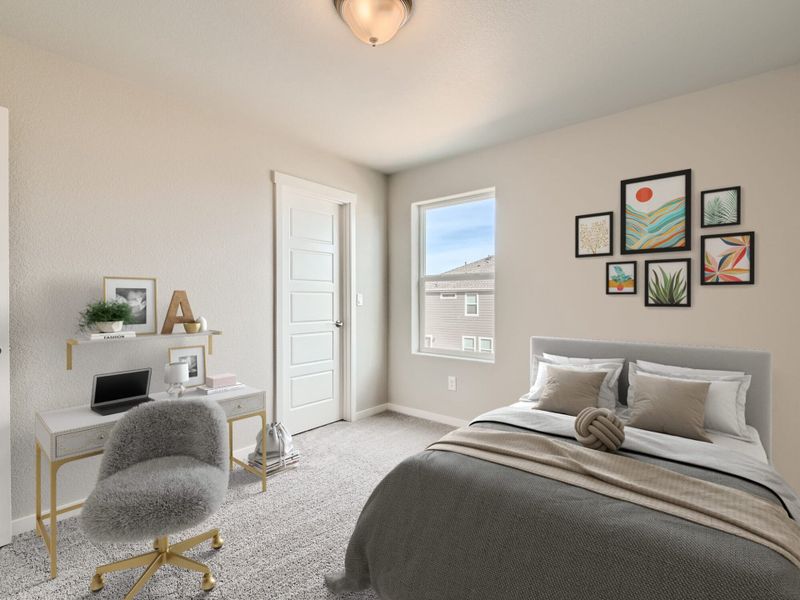 Representative furnished interior of a home built from the Onyx by View Homes in Lochbuie Station – Jewel Collection, Lochbuie (Image 11).