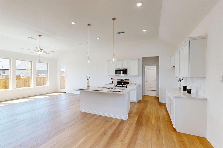 Furnished interior view inside a new home in Tarrytown, Crowley (Image 12).