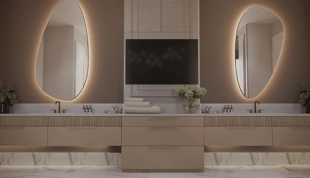 Furnished interior view inside a new home in , Jonestown (Image 10).