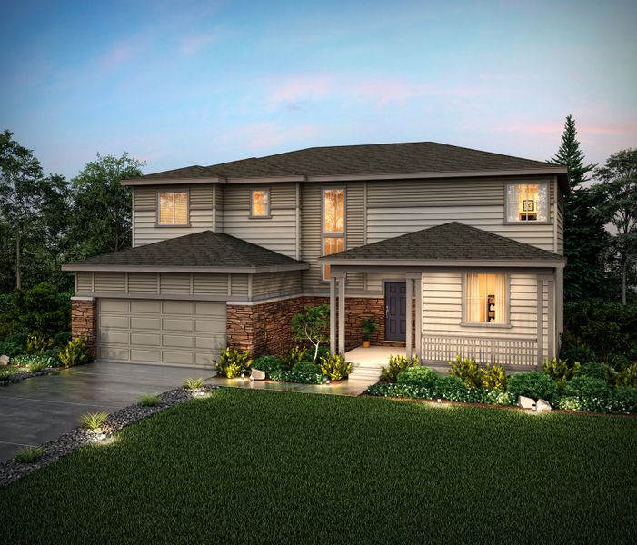 The Torreys (Residence 49202) Elevation C at Single Family Homes Collection