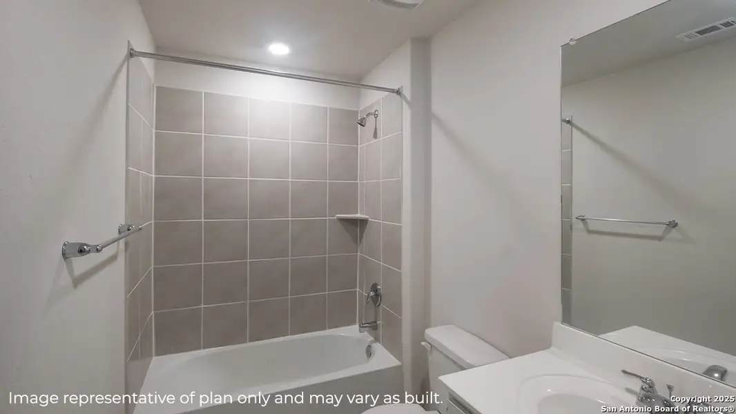 Furnished interior view inside a new home in Brookstone Creek, San Antonio (Image 5).