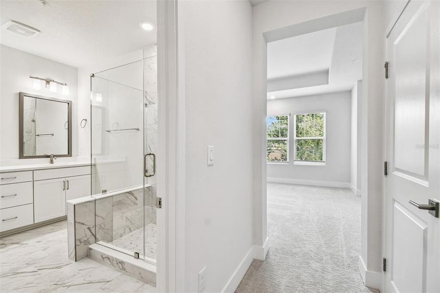 Furnished interior view inside a new home in Apex at Seminole Heights, Tampa (Image 7).